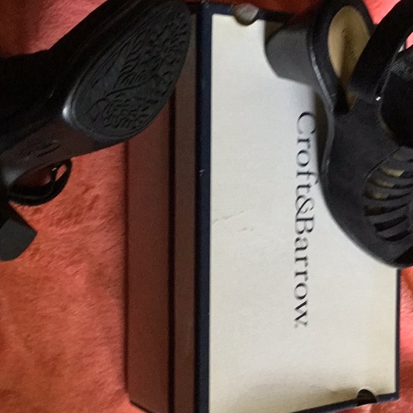 EUC Croft & Barrow Shay. Black, cushioned footbed. Size 7 1/2 - Picture 6 of 7